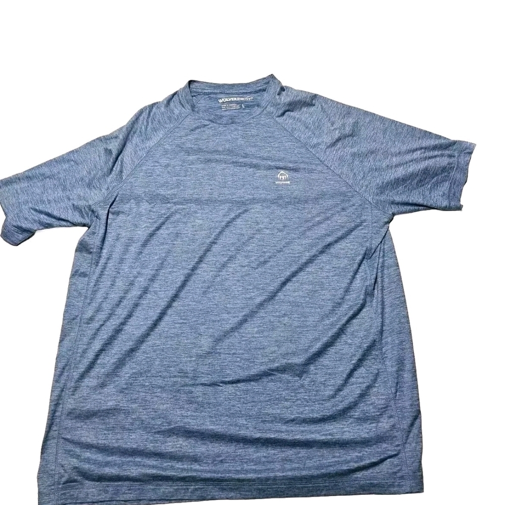 Wolverine Heather Blue Short Sleeve Tee